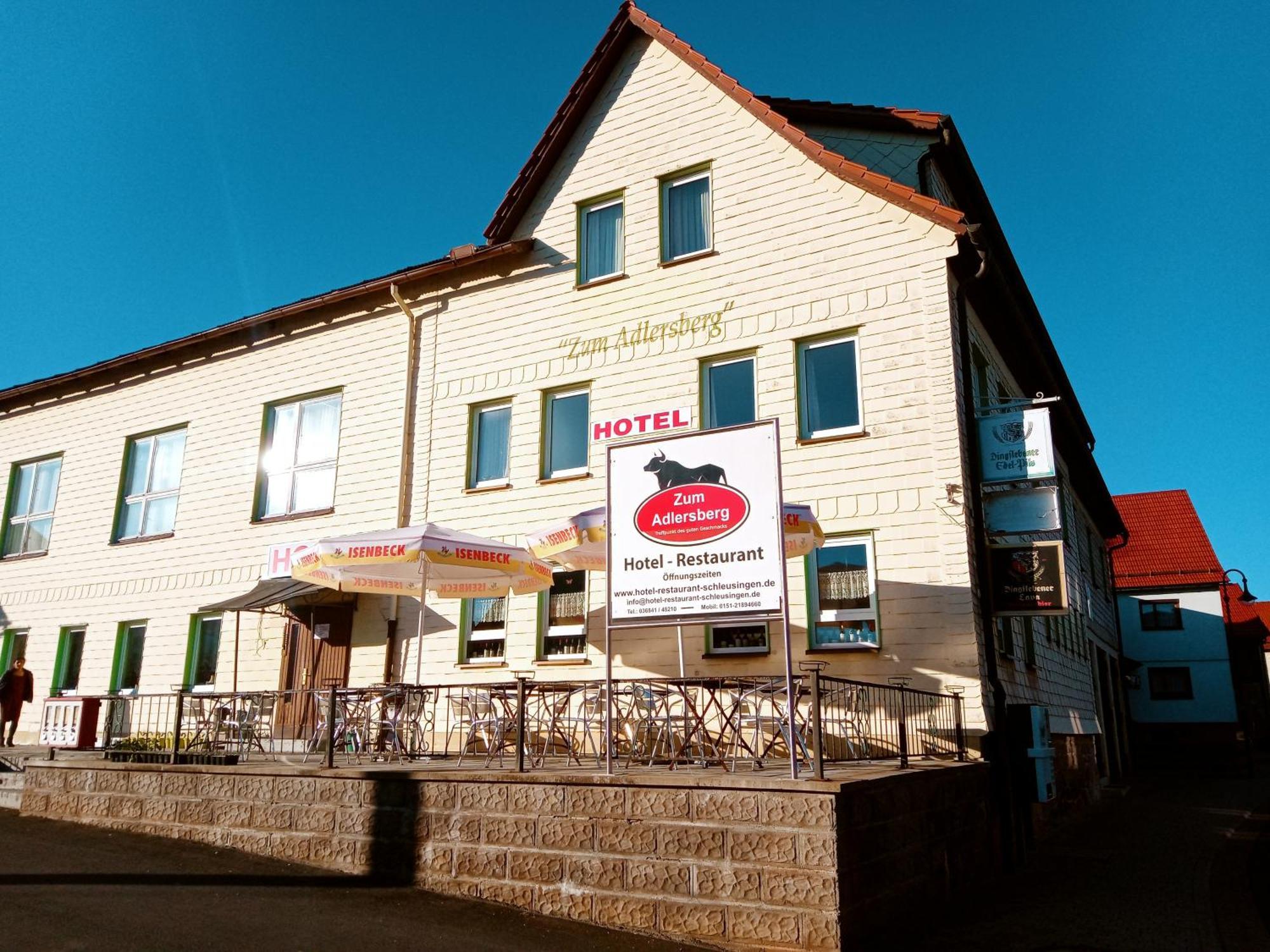 Hotel & Restaurant Zum Adlersberg Schleusingen Exteriér fotografie